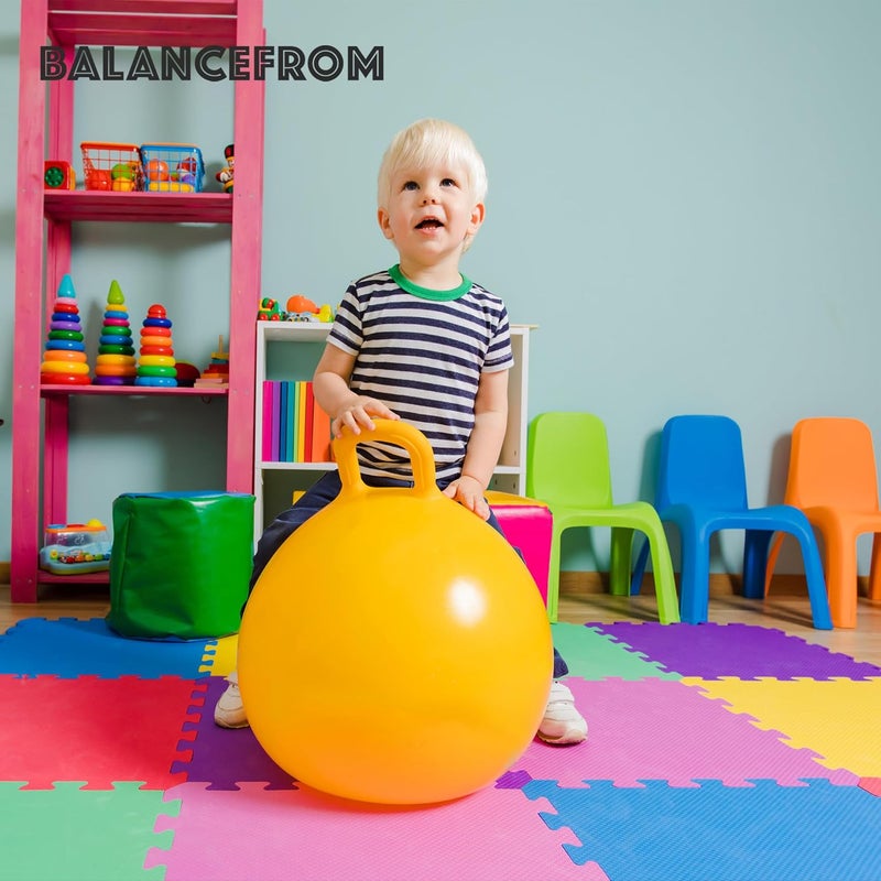 BalanceFrom 36-Pack 12x12 Inches EVA Interlocking Foam Play Tile Mat, Multicolored – 0.4-Inch Thick Non-Slip Puzzle Flooring for 36 Square Feet in Playroom, Nursery, or Playpen at Home - Image 4