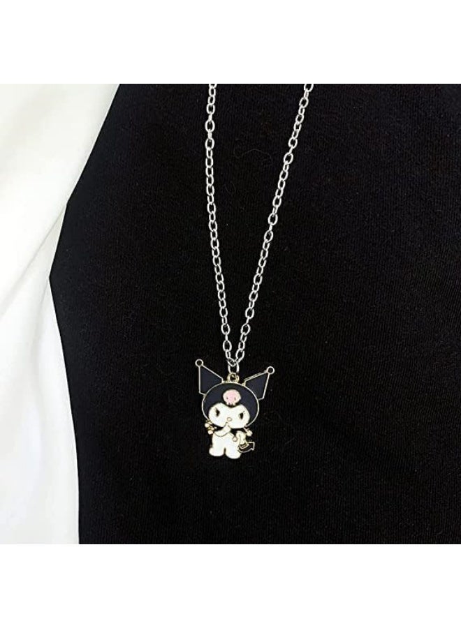 Sanrio 2 Pcs Cute Necklace Kawaii Bff Necklace Aesthetic Pendant Accessories Friendship Bestie Best Friend Gift For Teen Girls - Image 1