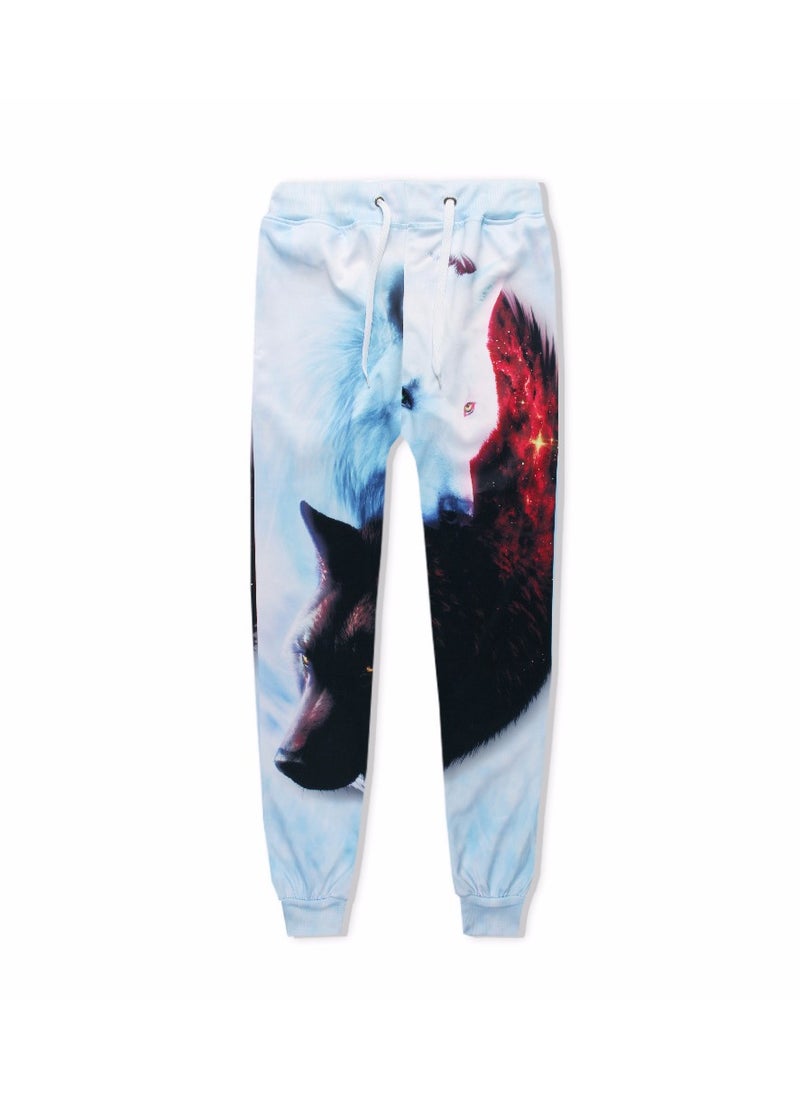 KUYING New One Piece Printed Legged Sports And Leisure Pants  - Image 1