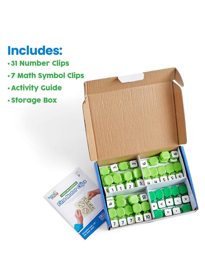 hand2mind hand2mind Learn My Numbers Fine Motor Clips, Kids Clothespin Activities, Fine Motor Toys, Learning Numbers for Toddlers, Toddler Numbers and Counting, Preschool Learning Activities, Montessori Math  - Image 2