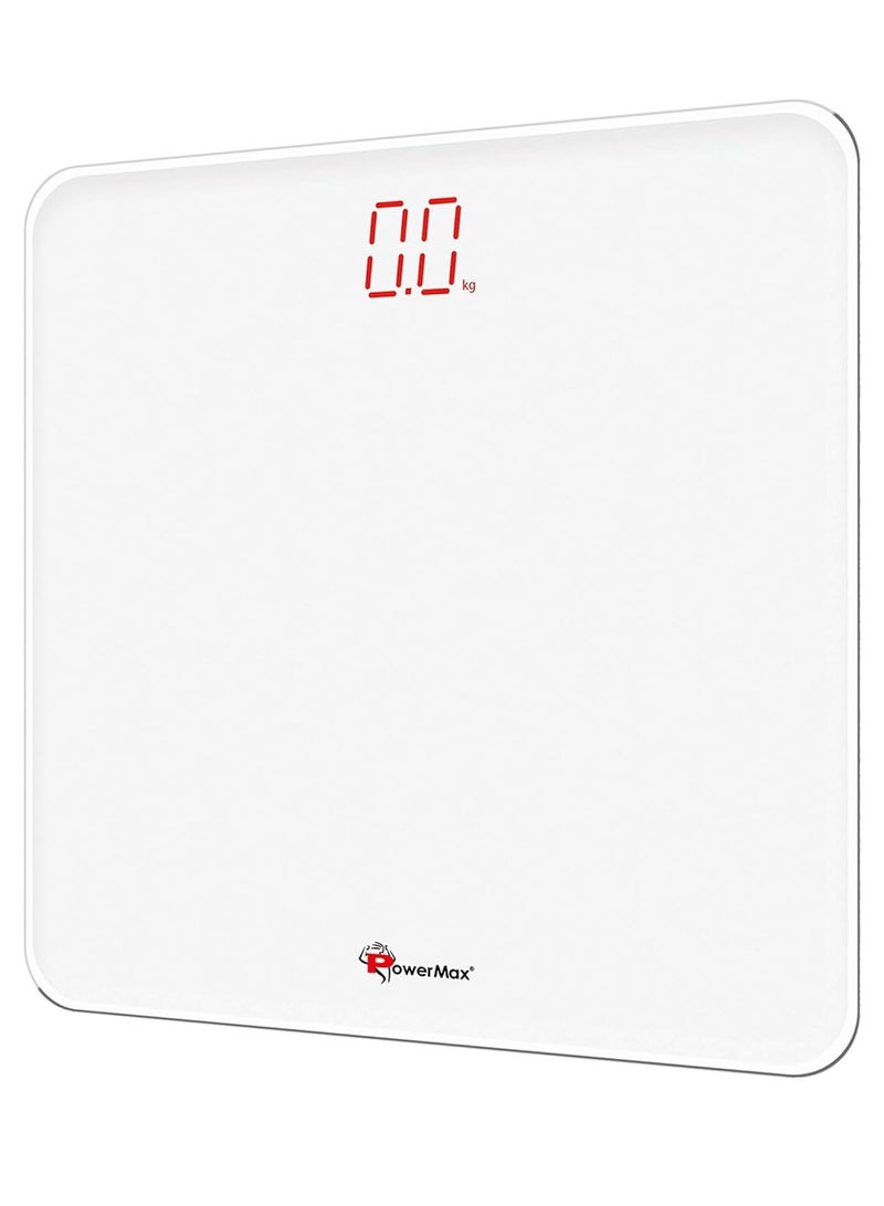 PowerMax Fitness PowerMax Fitness BSD-5 Digital Weight Machine for Human Body - Bathroom Scale with Step-on-Technology & Sharp LED Display, 180Kg Human Body Capacity - Image 1