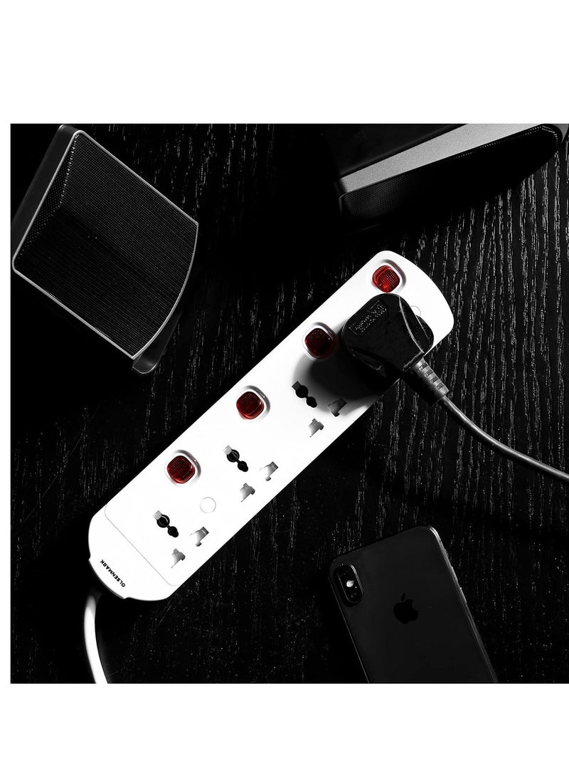 Olsenmark Olsenmark 4-Way Multi-Switch Extension with Universal Socket  - Image 3