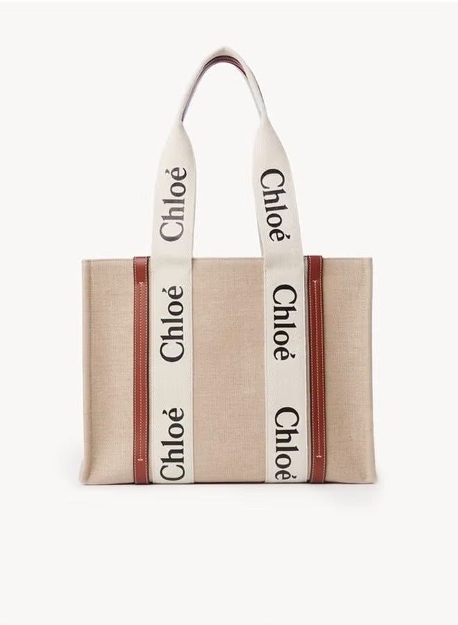 Chloe Large linen handbag  - Image 1