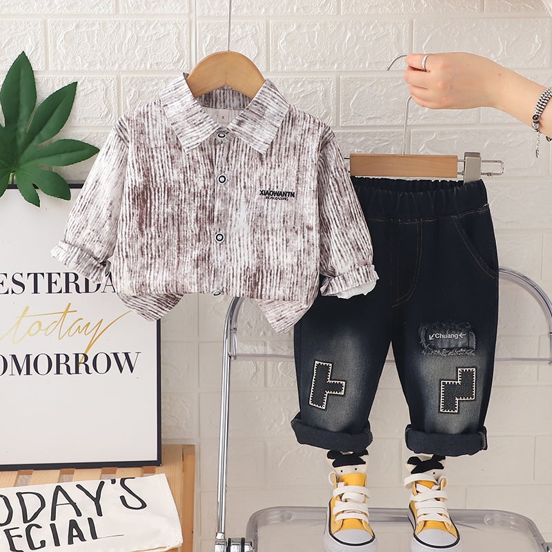 2 Pcs 1-5years Boys Pants Suit