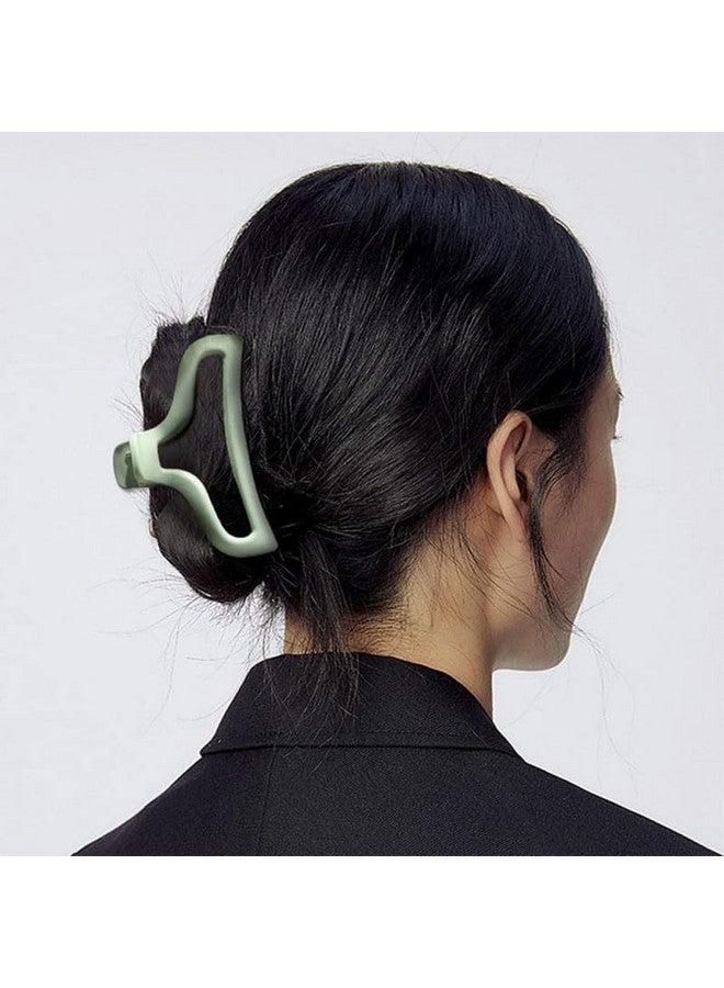 GODFLY Colorful Korean Hair Claw Clip - Non-Slip Jaw Clutches, Premium Plastic, Stylish Hair Accessories for Women & Girls, Multicolour (2 PCS) - Image 4