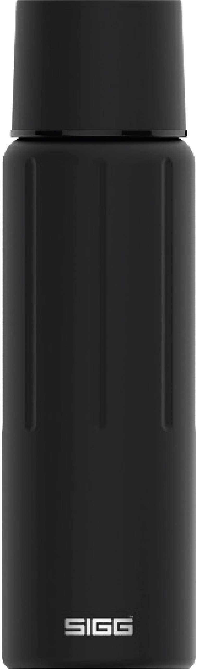 SIGG - Obsidian Insulated Water Bottle - Thermo Flask Gemstone with Cup - Leakproof - Lightweight - BPA Free - 18/8 Stainless Steel - 25 Oz - Image 1