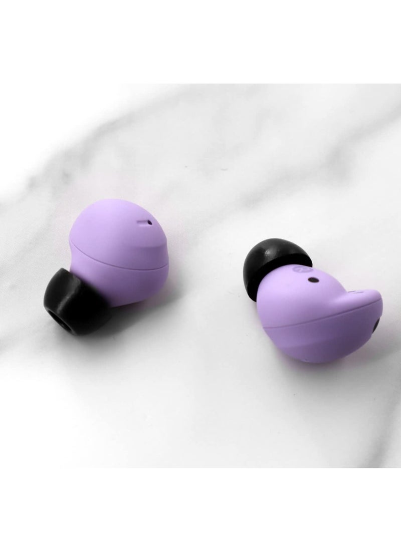 XICEN - 6 Pairs Memory Foam Galaxy Buds 2 Pro Ear Tips Buds S M L 3 Size Replacement  Earbuds Compatible with Samsung Galaxy Buds Pro 2 Pro Black - Image 1