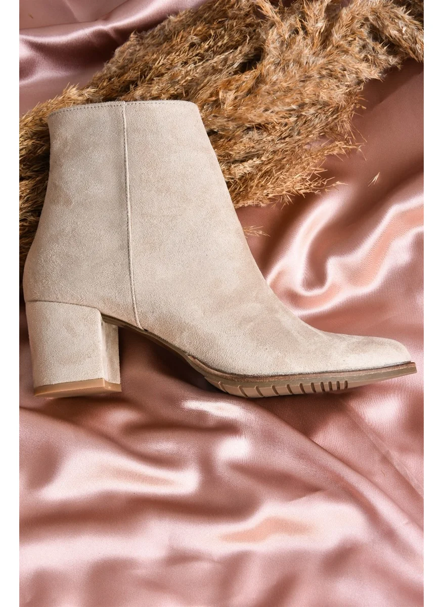 فوكس شوز Beige Suede Women's Boots G654013102