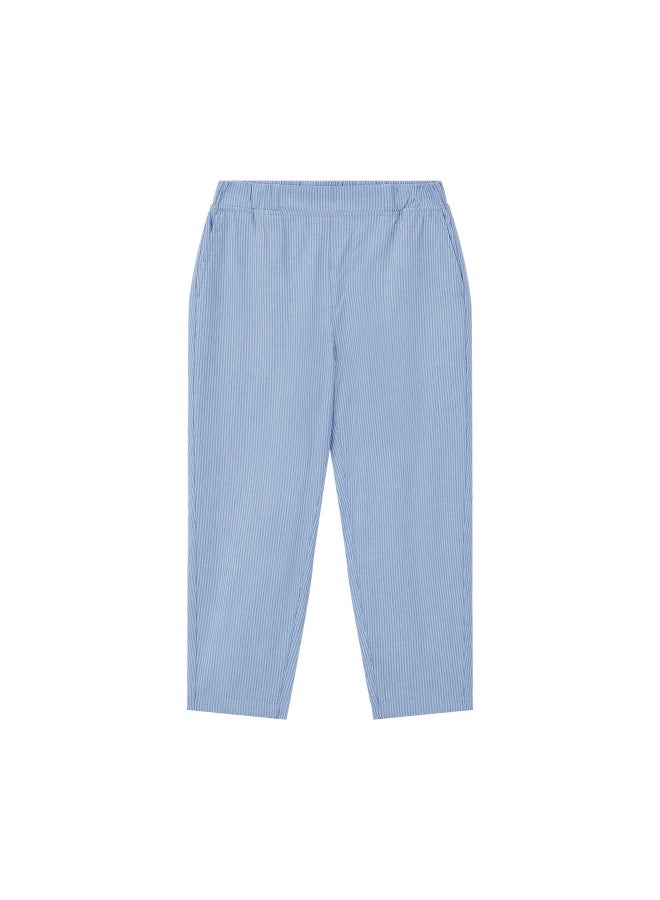 GIORDANO Blue Striped Pants for Women - Image 3