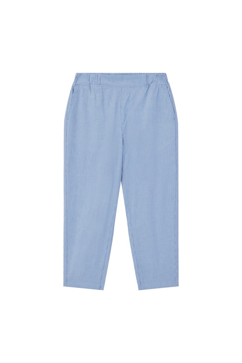 GIORDANO Blue Striped Pants for Women - Image 1