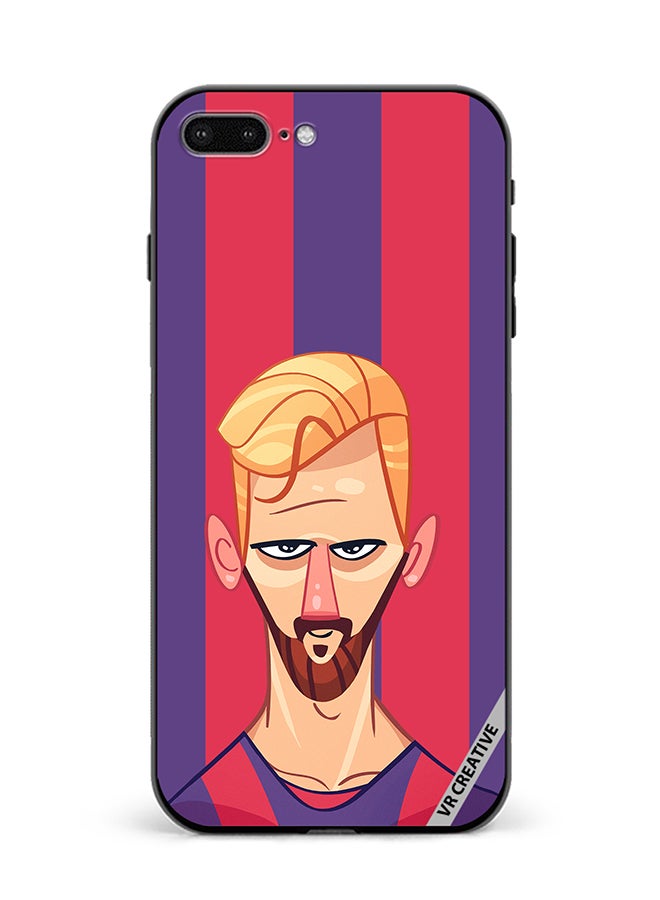 VR CREATIVE Protective Case Cover For Apple iPhone 7 Plus/8 Plus Messi Design Multicolour - Image 1
