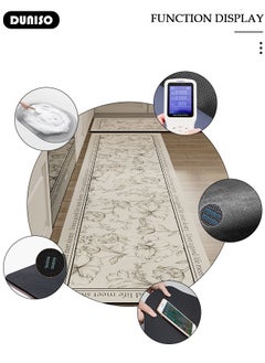 DUNISO 2 PCS  Kitchen Mats and Rugs Set , Non Slip Heavy Duty Standing Mat, Quick Dry Diatom Mud Floor Mat,  Extra Soft and Absorbent Floor Mats for  Kitchen, Bath, Office, Laundry(40*60cm+40*120cm)  - Image 3