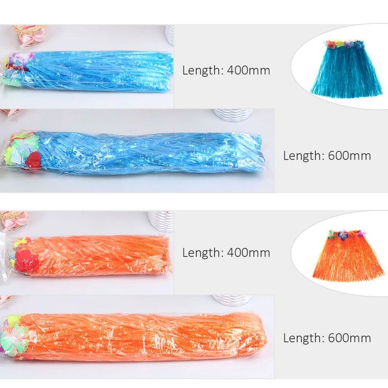 Hawaiian Hula Skirt Purple Handmade Fine Workmanship Beach Dance Dress - High-quality Reusable Material Tropical Dance Skirt for Hawaiian Themed Parties Luau Festivals Game Cheerleaders - Image 5