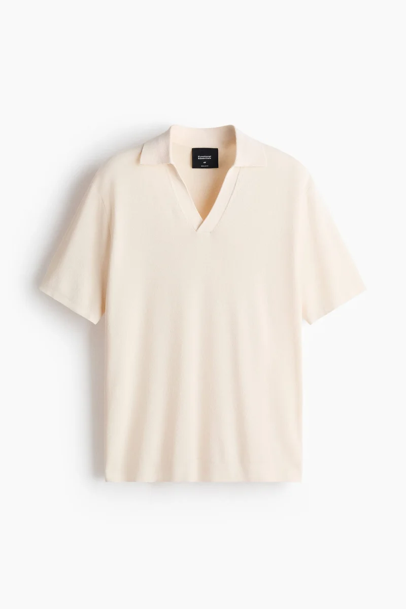 H&M Cooling Regular Fit Knitted V-neck