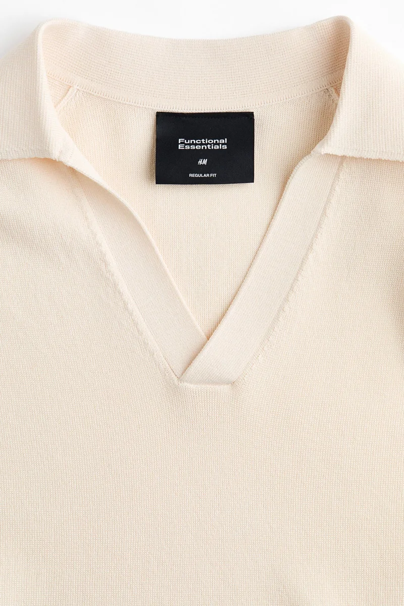 H&M Cooling Regular Fit Knitted V-neck