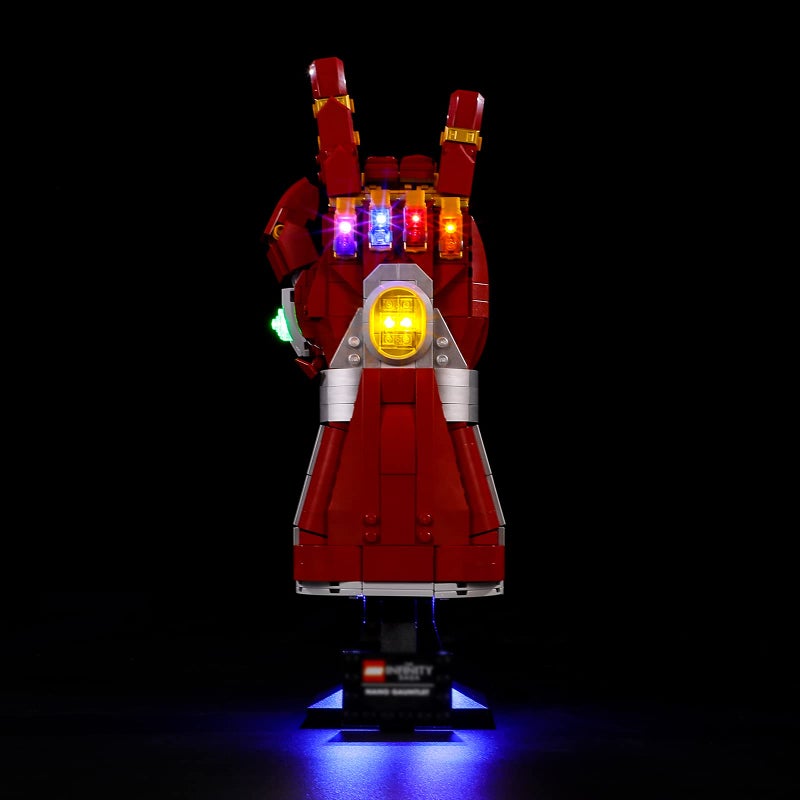 BRIKSMAX Led Lighting Kit for LEGO-76223 Nano Gauntlet - Compatible with Lego Marvel Building Blocks Model- Not Include The Lego Set - Image 3