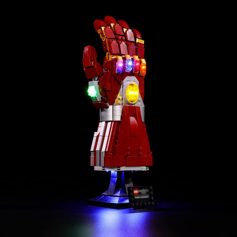 BRIKSMAX Led Lighting Kit for LEGO-76223 Nano Gauntlet - Compatible with Lego Marvel Building Blocks Model- Not Include The Lego Set - Image 2