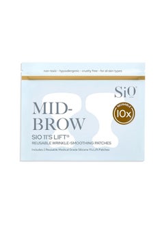 Sio SiO Beauty Mid-Brow Forehead Anti-Wrinkle Patch - Rapid Overnight Reusable Silicone Patch to Reduce Furrows, Expression Lines, and the 11s  - Image 1