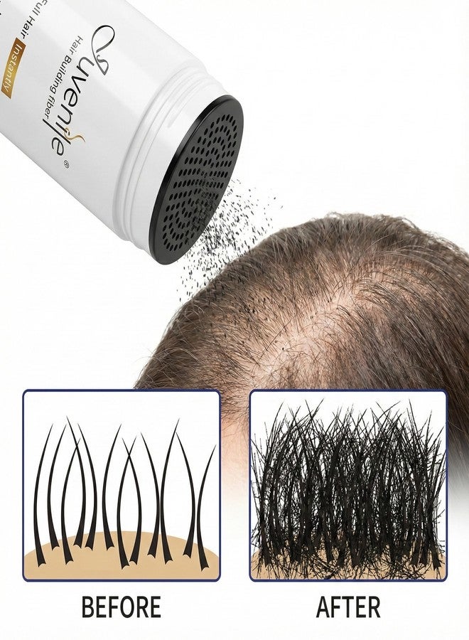 جوفينايل ألياف بناء الشعر للأطفال | ألياف تكثيف فورية للرجال والنساء | مُخفي لفروة الرأس في المناطق الخفيفة والصلع | أسود | 25 غرام - Image 5