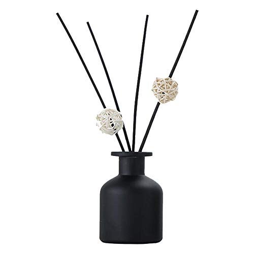 NaRaMax 1PCS 150ml/5oz Empty Refillable Glass Diffuser Bottle Diffuser Jars Aromatherapy Storage Container Fragrance Accessories Use for DIY Replacement Reed Diffuser Sticks Crafts Decor (Black) - Image 3