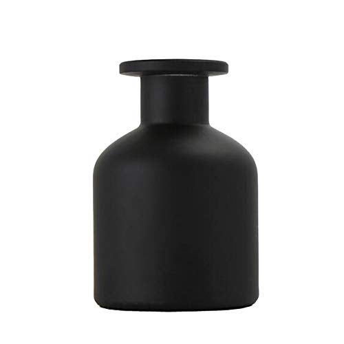 NaRaMax 1PCS 150ml/5oz Empty Refillable Glass Diffuser Bottle Diffuser Jars Aromatherapy Storage Container Fragrance Accessories Use for DIY Replacement Reed Diffuser Sticks Crafts Decor (Black) - Image 1
