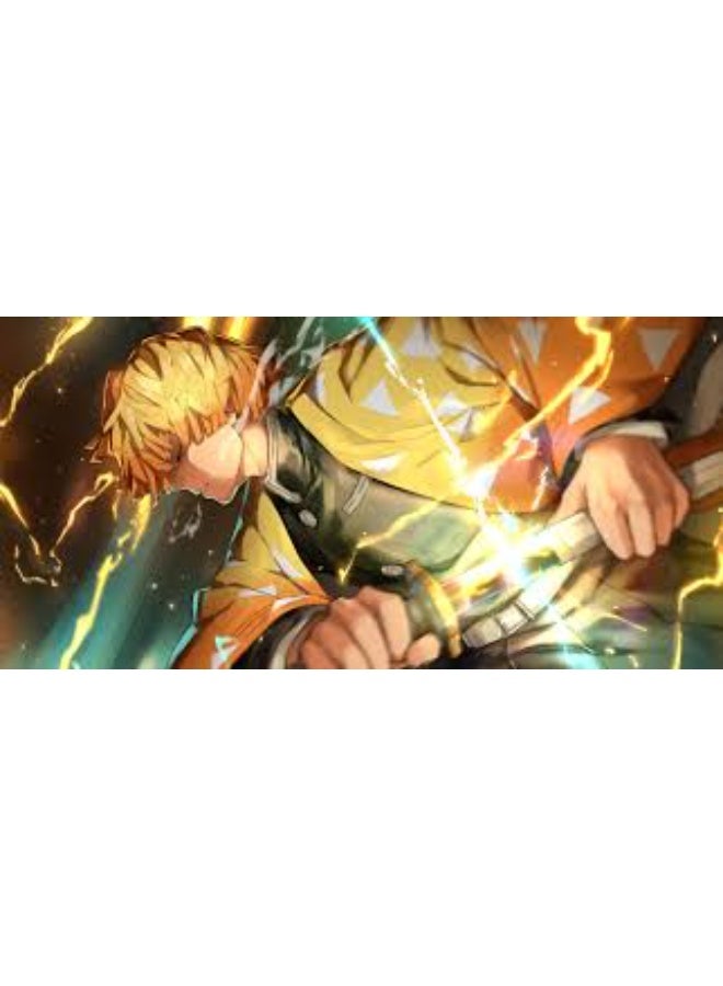 O8.design Anime | Zenitsu Agatsuma Sword Replica (1:1 Scale) | High-Quality Carbon Steel, Non-Sharpened Prop for Cosplay & Collectors - Image 3