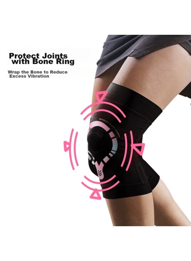 Moko Max Italian Professional Running Knee Brace, Sports Meniscus Injury Fitness Knee Joint Protector, Summer Basketball Badminton - Image 5