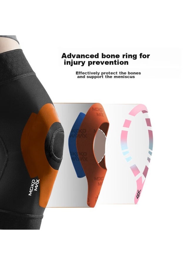 Moko Max Italian Professional Running Knee Brace, Sports Meniscus Injury Fitness Knee Joint Protector, Summer Basketball Badminton - Image 2