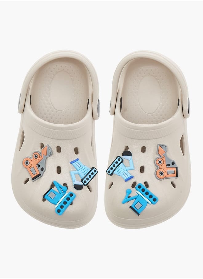 Aqua Boys Accent Detail Slip-On Clogs  - Image 2