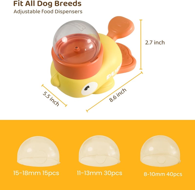 BLIWINPT 2-in-1 Interactive Slow Feeder Dog Enrichment Toys Interactive Dog Toys Perfect for Small to Medium Puppy Duck-Shaped Puzzles Promotes IQ Training, Reduces Bloating - Image 2