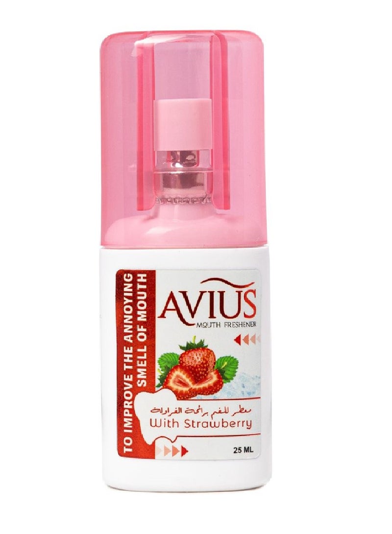 معطر للفم براحة الفراولة ٢٥مل