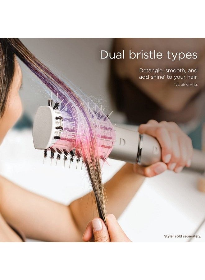 Shark Xskhd4Pba Flexstyle Paddle Brush Attachment For Flexstyle Blow Dryers Hair Drying & Styling Tool Hot Air Brush Straightening For Straight Wavy Curly And Coily Hair Stone  - Image 3
