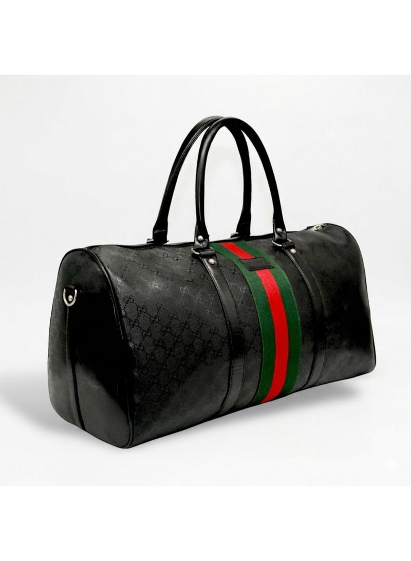 Elegant Black Duffel Bag