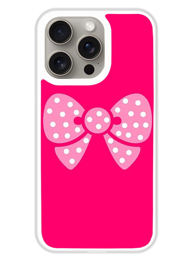 Theodor Protective Case Cover For APPLE IPHONE 15 Pro Max Hair Clip  (White Bumper) - Image 1