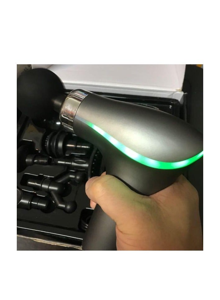 HAOHAN 8 Head Mini Massage Gun – High-Frequency Vibration, 3-Speed Levels for Deep Muscle Recovery, Stress Relief & Relaxation – Portable & Multifunctional Massager for Home & On-the-Go - Image 4