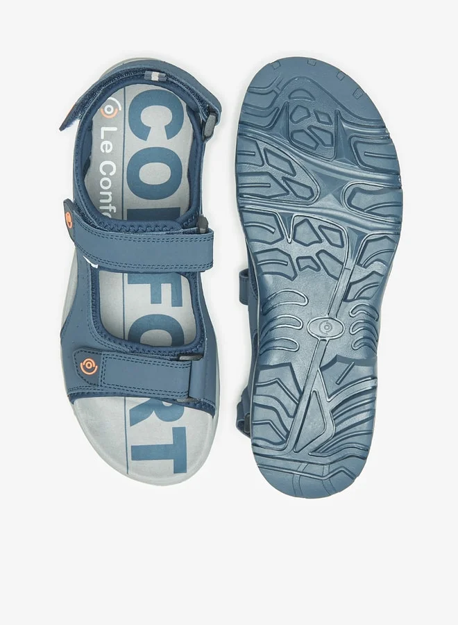 لو كونفورت Men Printed Floaters with Hook and Loop Closure