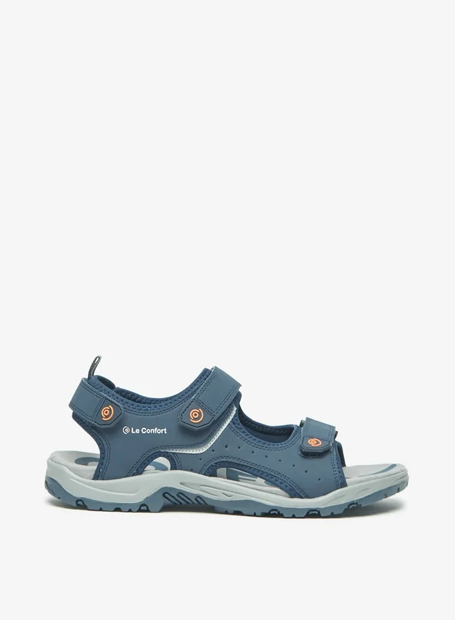 لو كونفورت Men Printed Floaters with Hook and Loop Closure