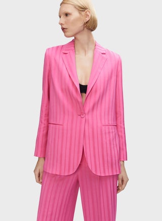Striped Tailored Blazer