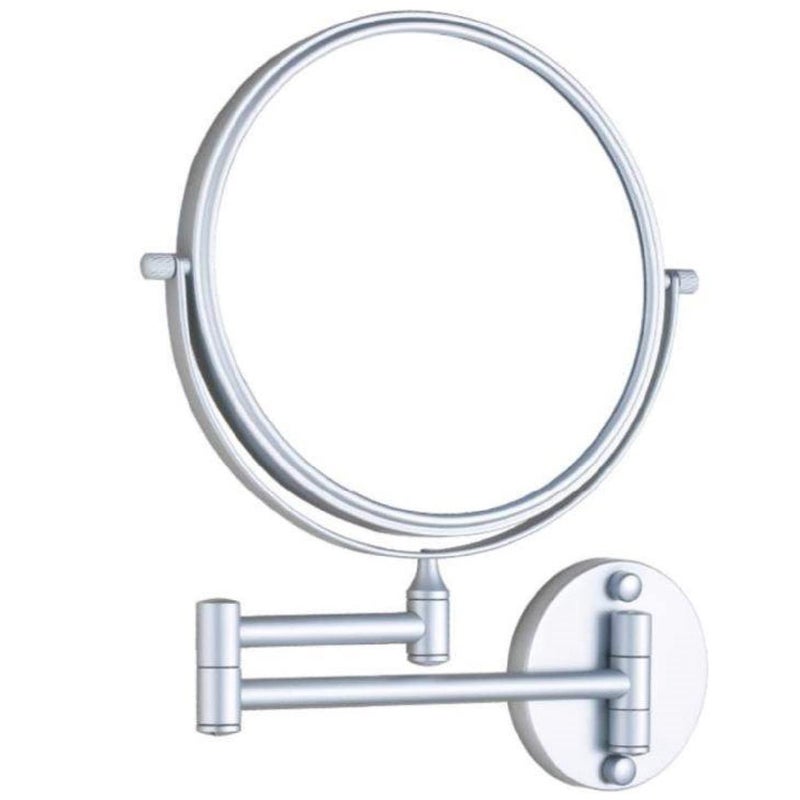 NIRVA WITH DEVICE OF WOMEN PICTURE NIRVA WITH DEVICE OF WOMEN PICTURE Adjustable Make up Mirror in Grey Color for Bathroom Home Hotel  - Image 1