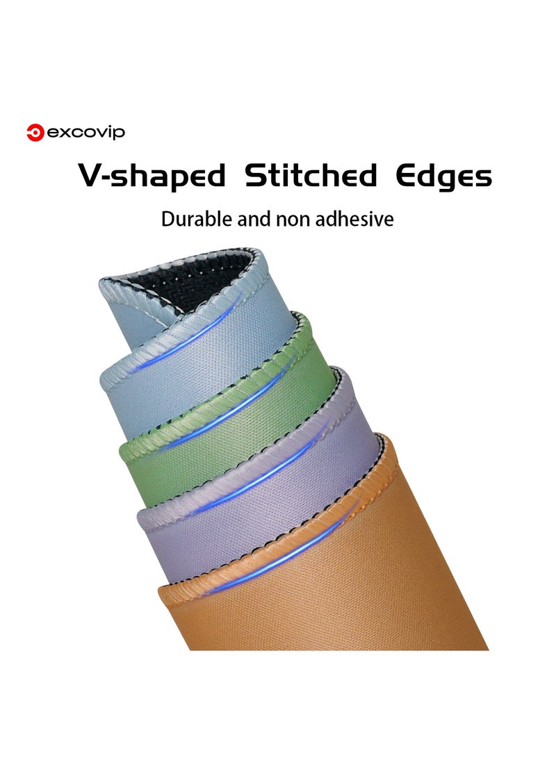 إكسوفيب لوحة الماوس الصغيرة 200x150mm مع حواف مخيطة لوحة الماوس رائعة للسفر ، أجهزة الكمبيوتر المحمولة اللاسلكية ، علبات لوحة المفاتيح ، المكاتب ، الأزرق والرمادي - Image 3