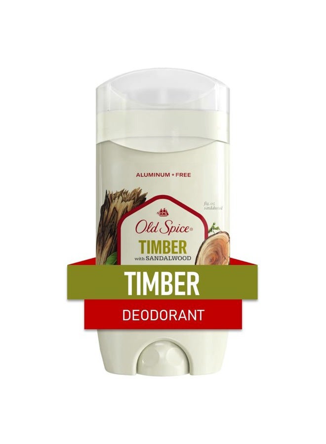 Old Spice Fresher Collection Invisible Solid Men's Deodorant, Timber, 3 Ounce - Image 1