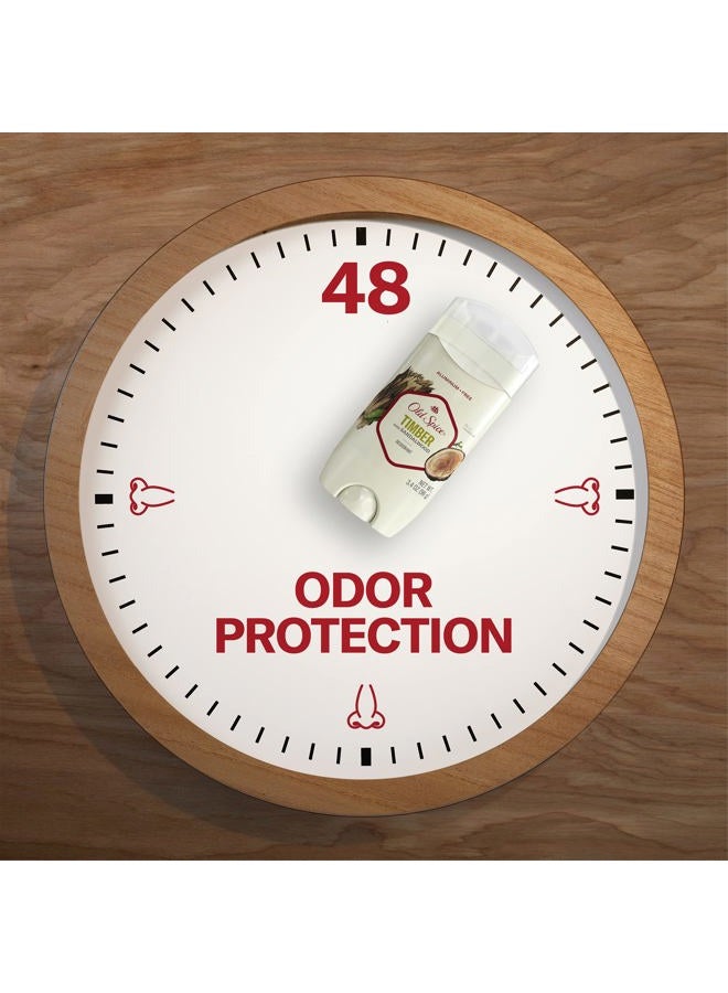 Old Spice Fresher Collection Invisible Solid Men's Deodorant, Timber, 3 Ounce - Image 5