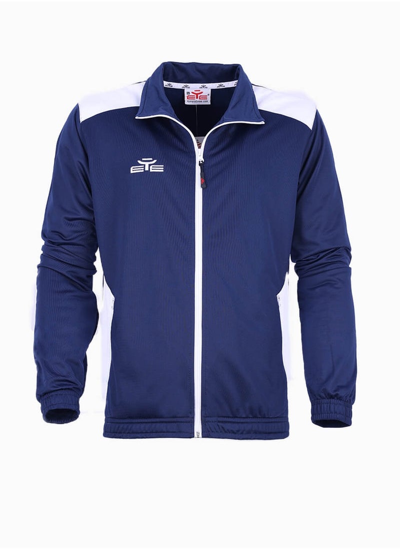 EYE Sport - Eye Sport Tuta Jannis Jacket for Men - Navy Blue with White Accents - Image 1