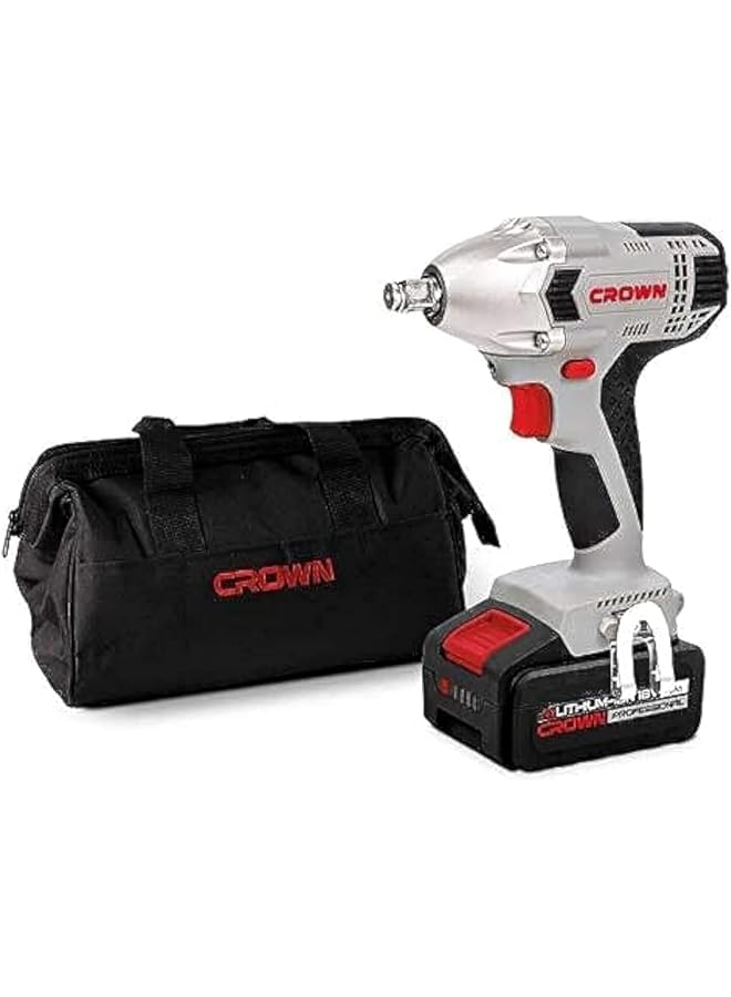 Crown Cordless Impact Wrench 1/2",18V,280Nm