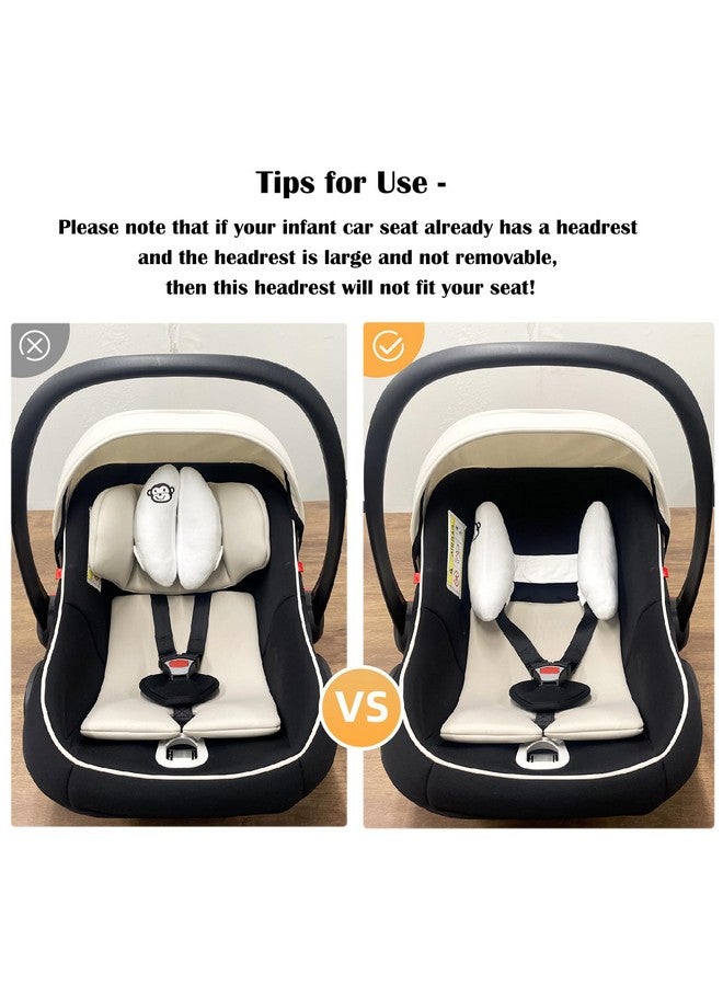 StoHua Adjustable Travel Pillow for Infant, Portable Head Support for Car Seats for Newborn, Head Support Pillow for Baby, Headrest Pillows for Cars, Rest Baby's Head Comfortably - Image 4