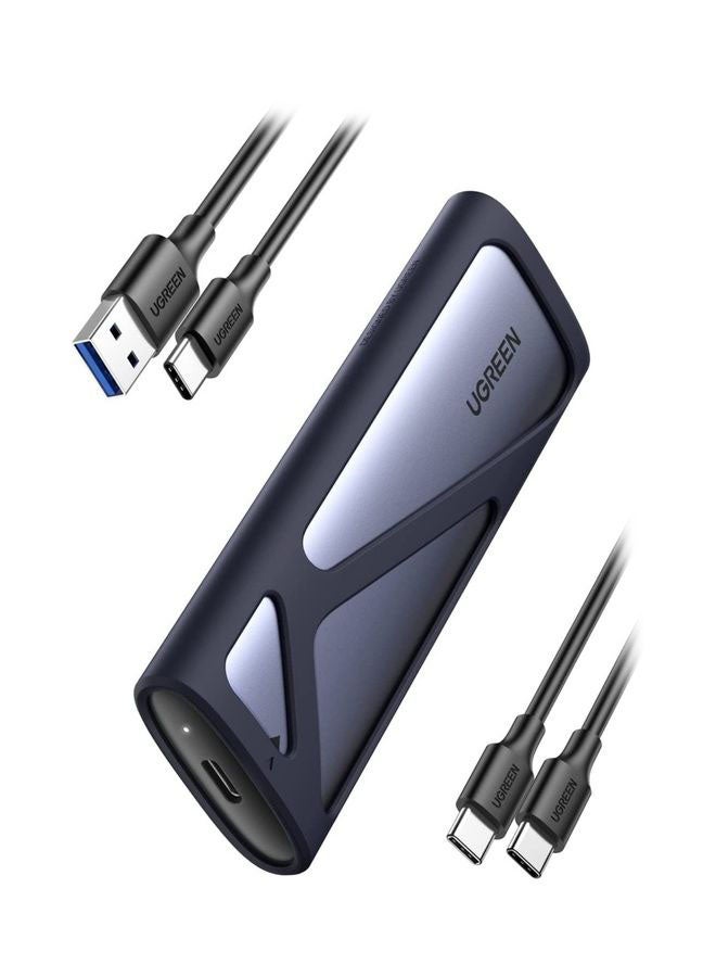يو جرين حاوية NVMe وM.2 SATA محول قارئ SSD ومتوافق مع صاعقة 3 و حاوية خارجية NVMe خالية من الأدوات يدعم مفاتيح M و B&M وأحجام أقراص SSD مقاس 2230/2242/2260/2280 - Image 1