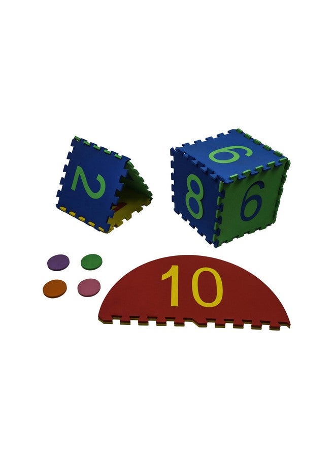 VGRASSP Hopscotch Game Mat Toy for Kids - Safe Indoor Play for All Season, Interlocking, Learning Number Mat for Boy, Girls Toddlers - Image 3