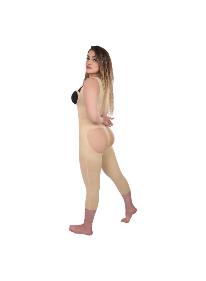 Sedra Shapely Full body shaper for women to tighten the abdomen, define the waist, and lift the buttocks; medical body shaper corset; comfortable design for everyday wear; beige - Image 1