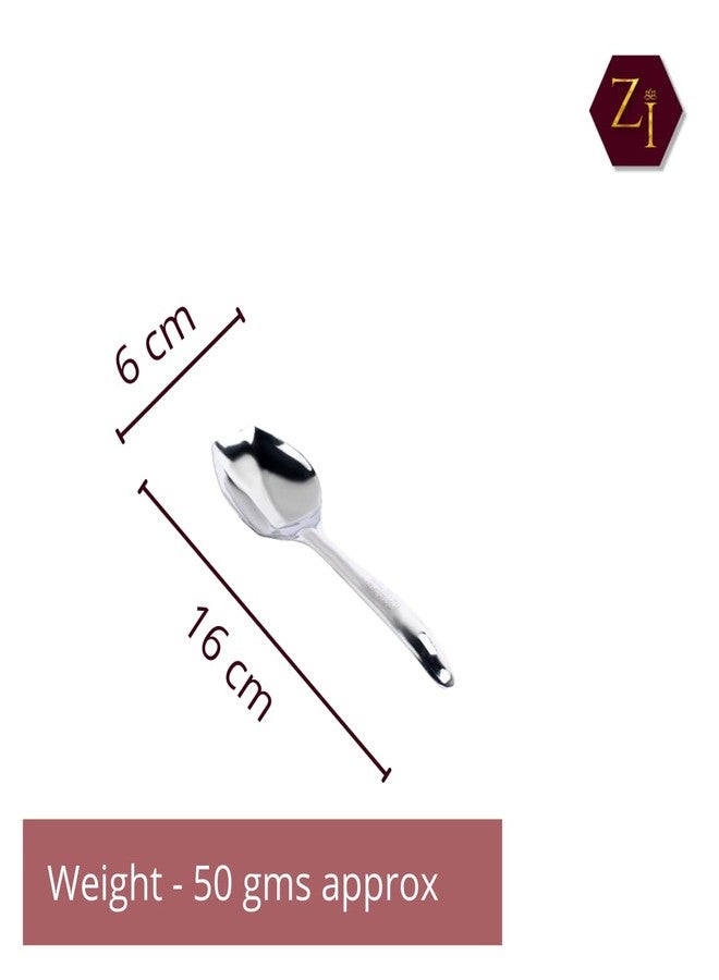 ZESTILO Serving Spoons Steel Spoons, Serving Set, Stainless Steel, Supreme Range Set of 5 - Image 4