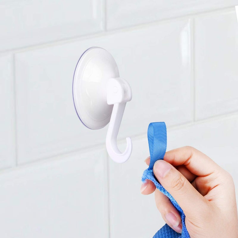 Kare Kind Suction Cup Hooks, Pack of 12 - Locking System - Extra Strong Vacuum Suction Power - Ideal Kitchen or Bathroom Hangers - for Towels, Bathrobes, Coats, Pans, Tools, etc. - No Drilling, Screws or Glue. - Image 5